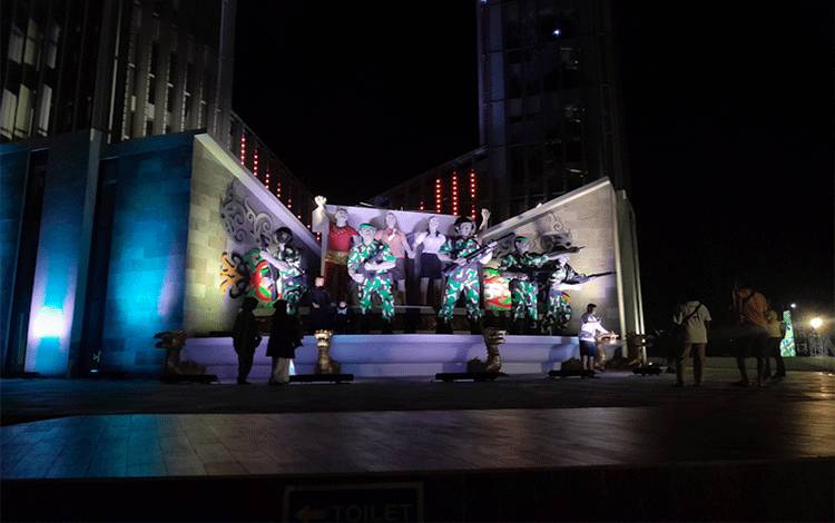 Ini Tujuan Dibangun Patung Pahlawan di Bundaran Besar Palangka Raya