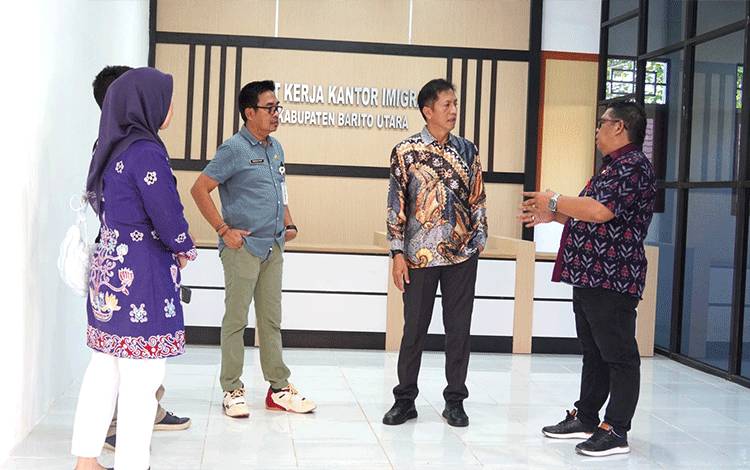 Pj Bupati Tinjau Gedung Unit Kerja Kantor Keimigrasian Barito Utara