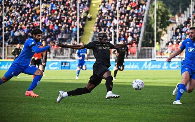 Napoli Belum Menang Dua Laga Beruntun Usai Diimbangi Udinese 1-1