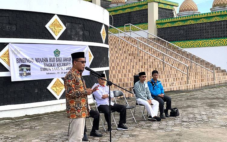 Sekda Sukamara Hadiri Bimbingan Manasik Haji?