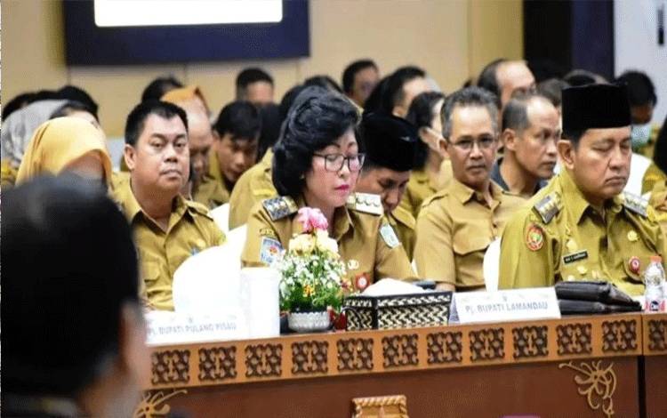 Pj Bupati Lamandau Ikuti Rakor Bersama KPK RI