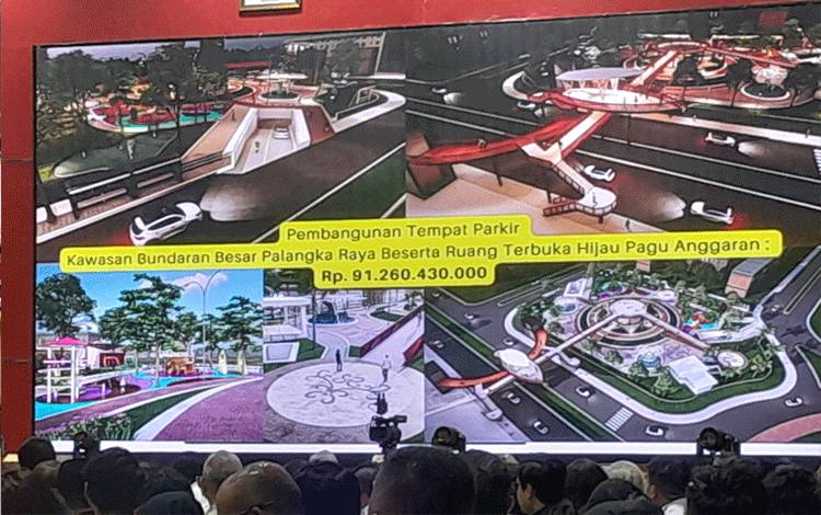 Pembangunan Tempat Parkir dan RTH Bundaran Besar Dianggarkan Rp91 Miliar