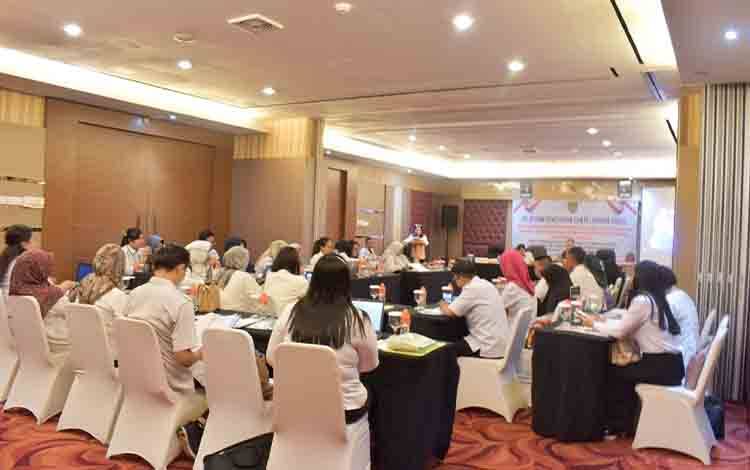 Dinas P3APPKB Kalteng Harap Pelatihan Mampu Tingkatkan Kompetensi Petugas Administrator