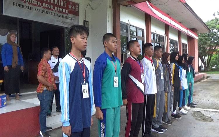 Ratusan Pelajar Seruyan Ikuti Seleksi Paskibraka