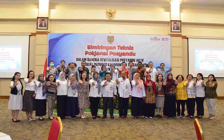 Dinkes Kalteng Berikan Bimbingan Teknis Pokjanal Posyandu
