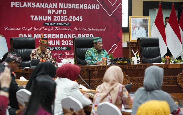 Pertajam Pembangunan 20 Tahun Kedepan, Wagub Kalteng Harap Keseriusan Kepala Daerah