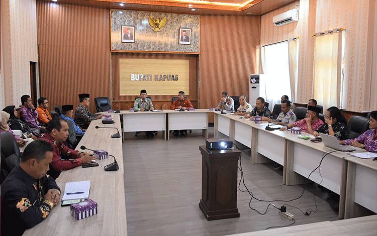 Rakor Persiapan Pelepasan Pemberangkatan Jemaah Calon Haji Kapuas Digelar