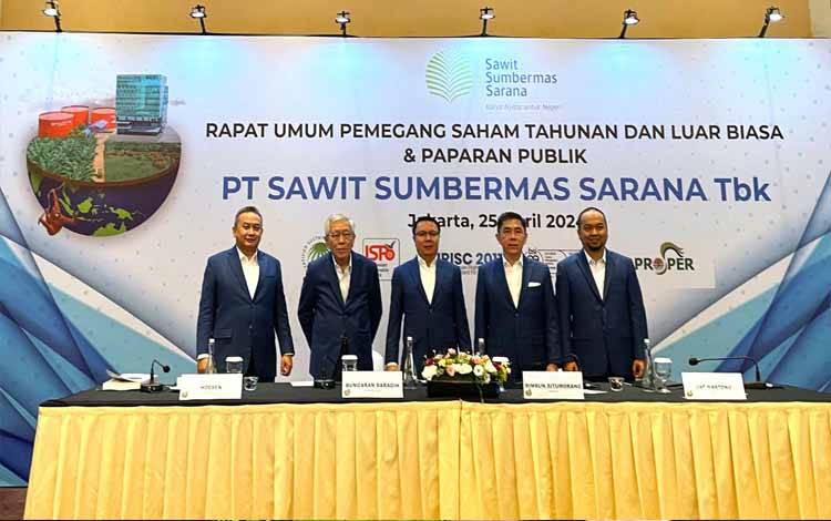 Rapat Umum Pemegang Saham Tahunan dan Rapat Umum Pemegang Saham Luar Biasa PT SSMS Tbk pada Kamis, 25 April 2024.(FOTO: Dokumentasi SSMS untuk Borneonews)
