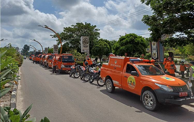 Peringati Hari Kesiapsiagaan Bencana, BPBD Kotim Konvoi dan Bunyikan Sirine Serentak