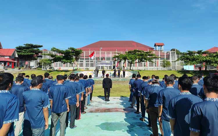 Rutan Tamiang Layang Gelar Upacara Peringatan HBP ke 60 Bersama Warga Binaan