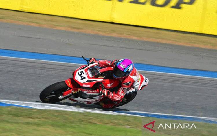 Veda Ega Dua Kali Terjatuh pada Debutnya di Red Bull Rookies Cup