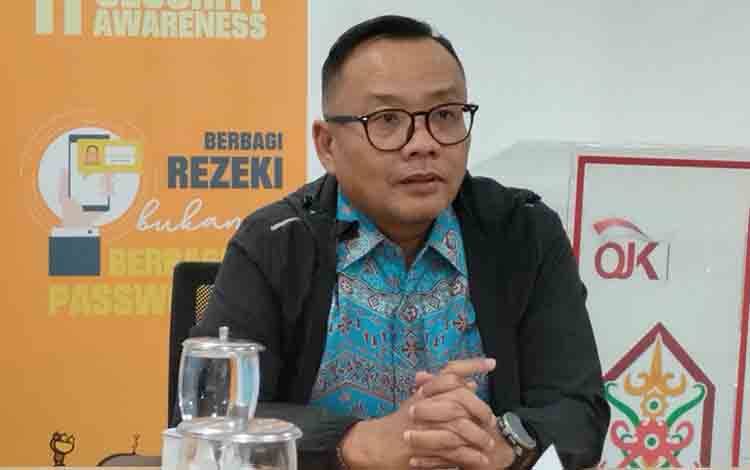 Kepala Otoritas Jasa Keuangan atau OJK Provinsi Kalimantan Tengah, Otto Fitriandy.(FOTO: TESTI PRISCILLA)