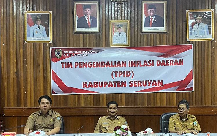 Pj Bupati Seruyan Ikuti Rakor Inflasi