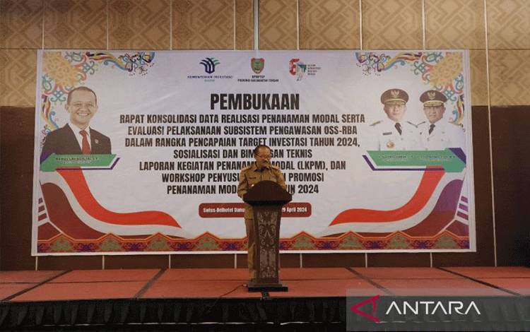 BKPM Sasar Investasi Kalteng Capai Rp18,96 Triliun pada 2024