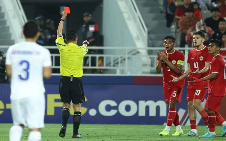 Pengamat Nilai Wasit AFC kembali Rugikan Timnas Indonesia U-23