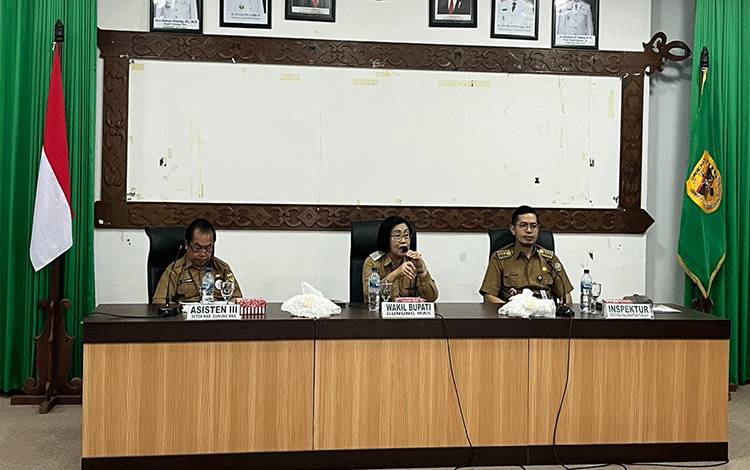 Inspektorat Kalteng Entry Meeting Kabupaten Gunung Mas
