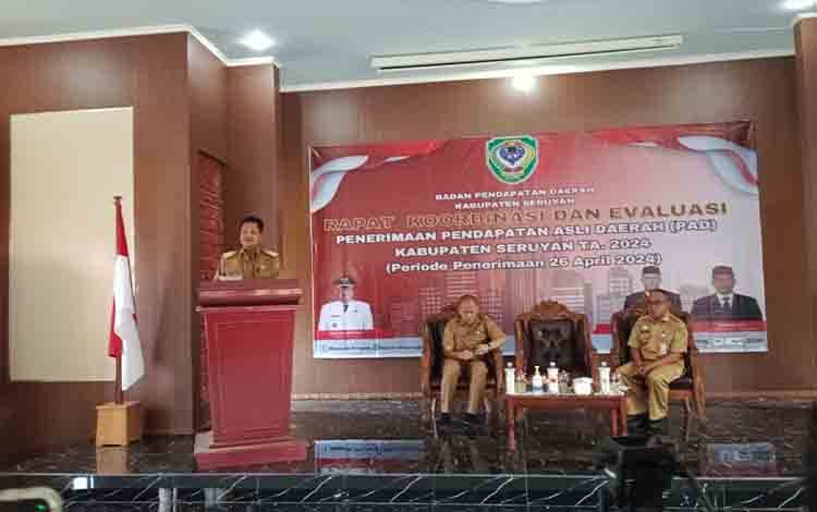 Pj Bupati Seruyan Minta Perangkat Daerah Pacu Penerimaan PAD