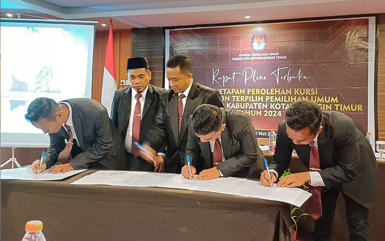 Ini Calon Terpilih Anggota DPRD Kotim Dapil I Hasil Pleno KPU