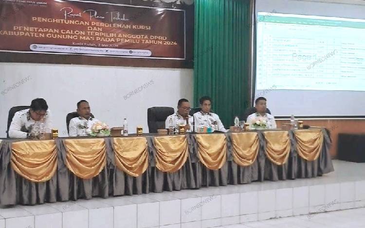 Ini Daftar Nama Anggota DPRD Gunung Mas Terpilih pada Pemilu 2024