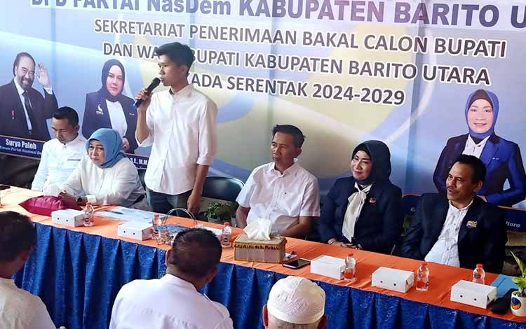 Akhmad Gunadi Nadalsyah Kembalikan Berkas Pencalonan Bakal Calon Bupati ke 3 Parpol