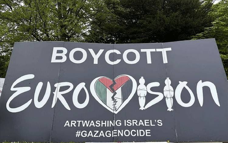 Bendera Palestina Dilarang Dalam Ajang Eurovision Song Contest