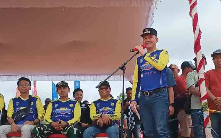 Bupati Gunung Mas Sambut Baik Kegiatan Kejurnas Grasstrack