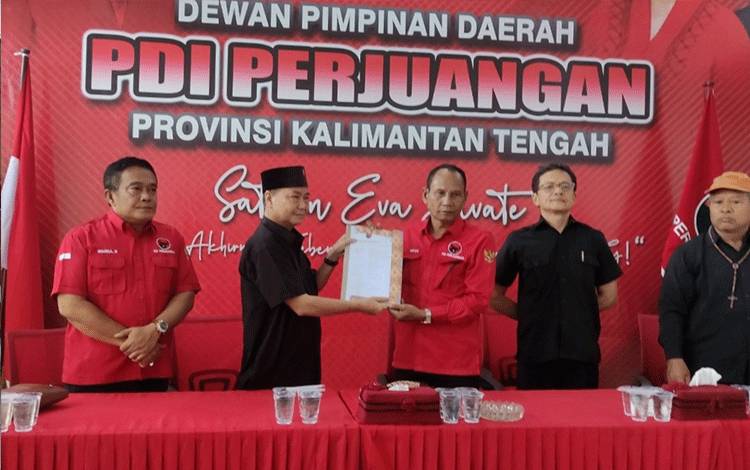 Alfridel Jinu Maju Bacalon Bupati Pulang Pisau