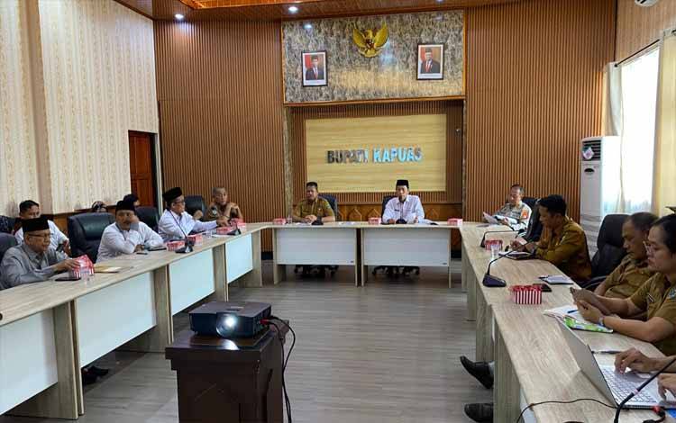 Rapat Finalisasi Persiapan Pelepasan Calon Jemaah Haji Kapuas Digelar