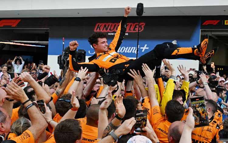 Usai Kalah, Norris Sebut Verstappen tak Punya Kelemahan