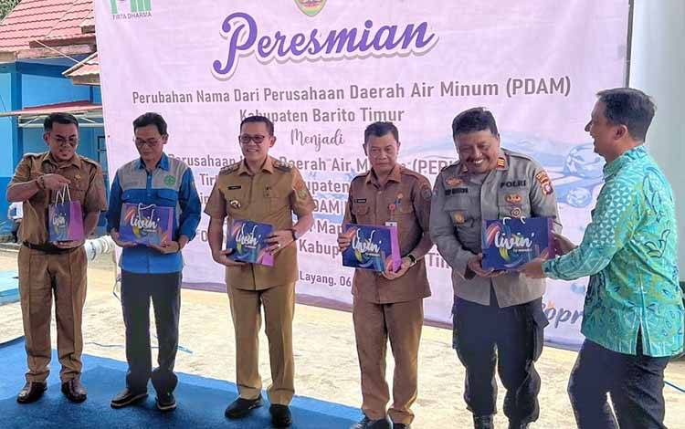 PDAM Barito Timur Berganti Nama Jadi Perumdam Tirta Janang