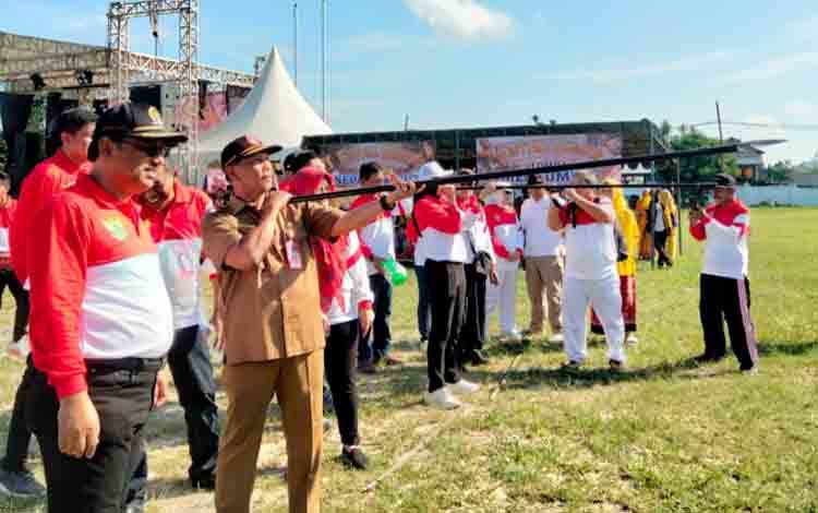 Upaya Melestarikan Olahraga Tradisional, Pemkab Kobar Gelar FBMA 2024