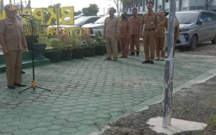 Sekretaris BKPSDM Palangka Raya Tekankan Pentingnya Kedisiplinan ASN
