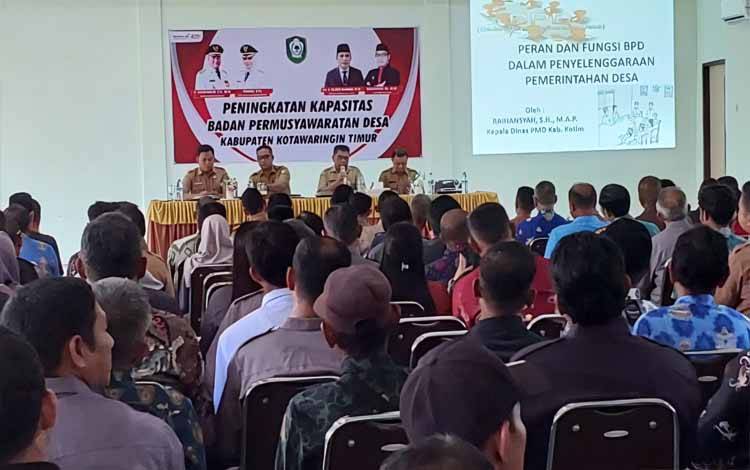 Dinas PMD Kotim Gelar Pembinaan Peran dan Fungsi BPD dalam Pemerintah Desa?