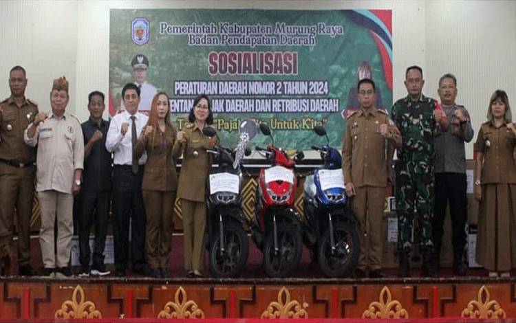 Pj Bupati Mura Buka Sosialisasi Perda No 2 Tahun 2024 dan Pengundian Hadiah PBB-P2