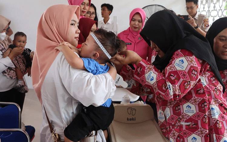 Polres Gelar Gebyar Posyandu Presisi Percepatan Penurunan Stunting
