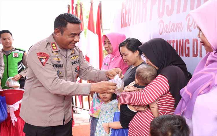 Polres Barito Timur Gelar Gebyar Posyandu Presisi