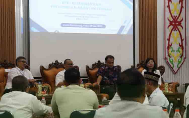 Pj Sekda Seruyan Hadiri Exit Meeting BPK RI Perwakilan Kalteng