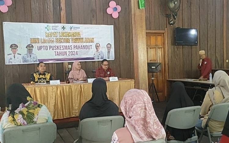 Puskesmas Pahandut Gelar Lokarya Mini Lintas Sektor untuk Tingkatkan Layanan Kesehatan