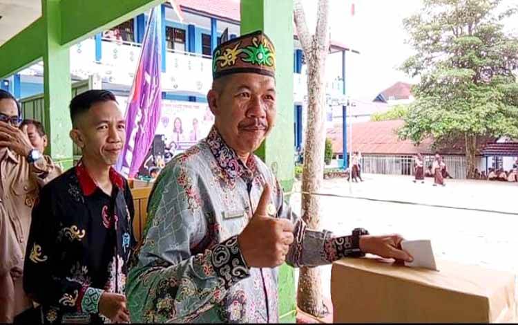 SMPN 1 Muara Teweh Gelar Pemilihan Ketua Ketua OSIS Periode 2024-2025