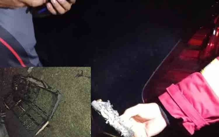 Kursi Sofa Hangus Terbakar, Diduga Akibat Korsleting Powerbank Saat Dicarger