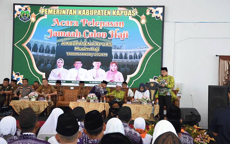 Pj Bupati Berpesan Jemaah Calon Haji Kapuas Terus Jaga Kesehatan
