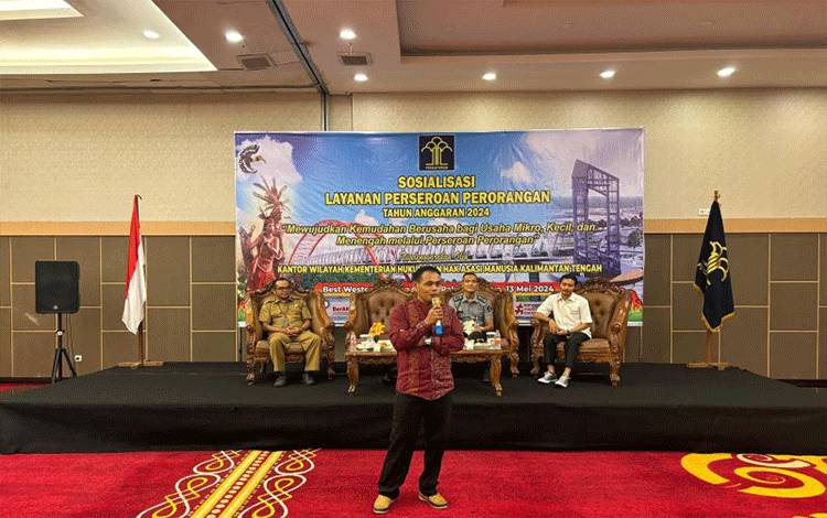 Kemenkumham Kalteng Sosialisasi Pendaftaran Perseroan kepada UMKM
