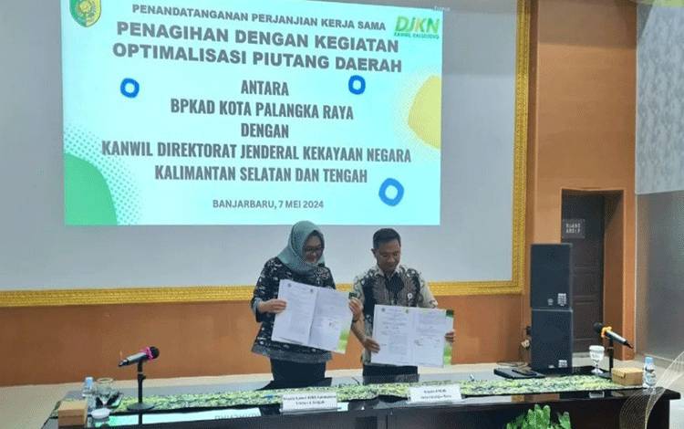 Pemko Palangka Raya dan Kanwil DJKN Jalin Kerja Sama Penagihan Piutang Daerah