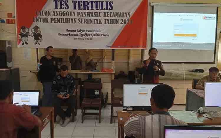 Bawaslu Seruyan Gelar Tes Calon Anggota Panwaslu Kecamatan