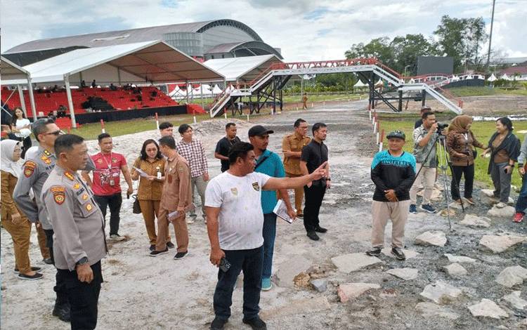 Polda Kalteng dan Panitia UCI MTB 2024 Lakukan Penilaian Risiko