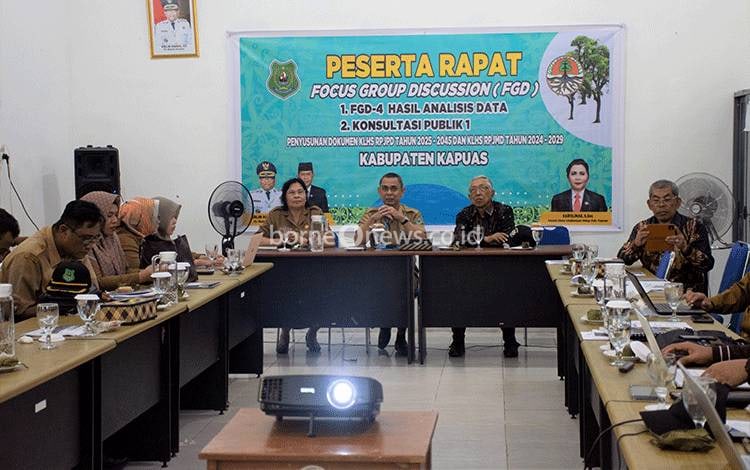 DLH Kapuas Gelar FGD Susun KLHS dan RPJMD