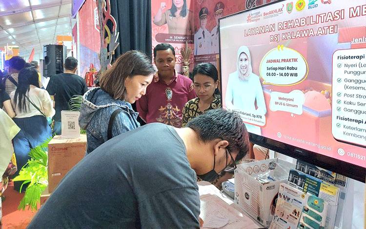 RSJ Kalawa Atei Beri Layanan Konsultasi Gratis di Kalteng Expo 2024
