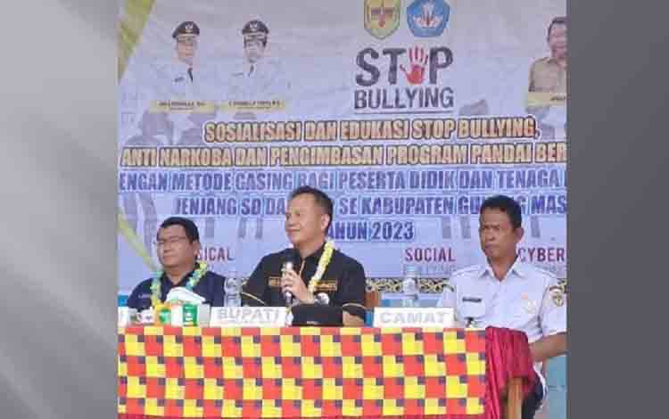 Bupati Gunung Mas Berencana Jadikan Pelatihan Gasing Ektrakurikuler di Sekolah