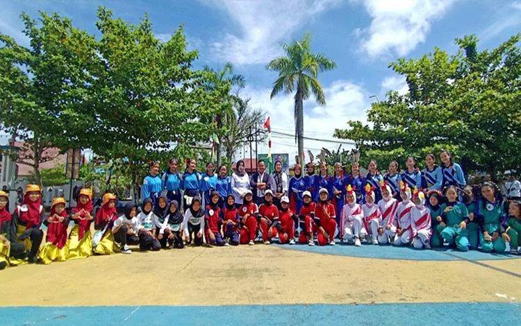 SMPN 2 dan SDN 2 Jambu Raih Juara I Lomba Senam Sekolah Sehat