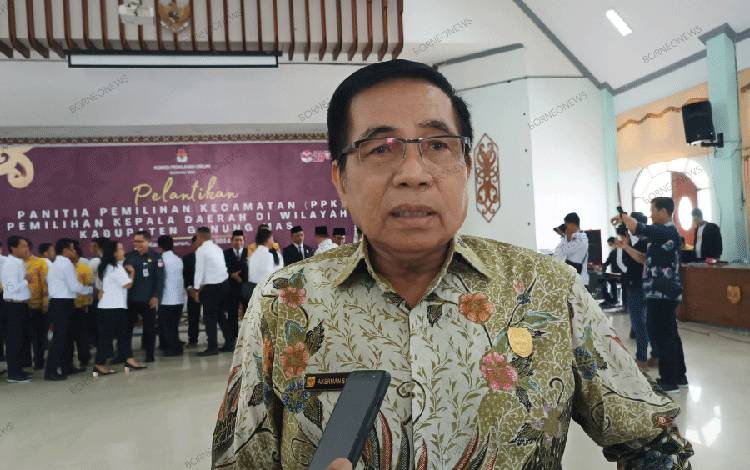 Hadiri Pelantikan PPK, ini Kata Ketua DPRD Gunung Mas